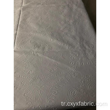 Polyester beyaz 3d kabartma mikrofiber kumaş
